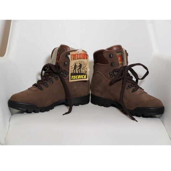 TECNICA Women's Trekking Brown Hiking Boots, Size 9 - Picture 9 of 13